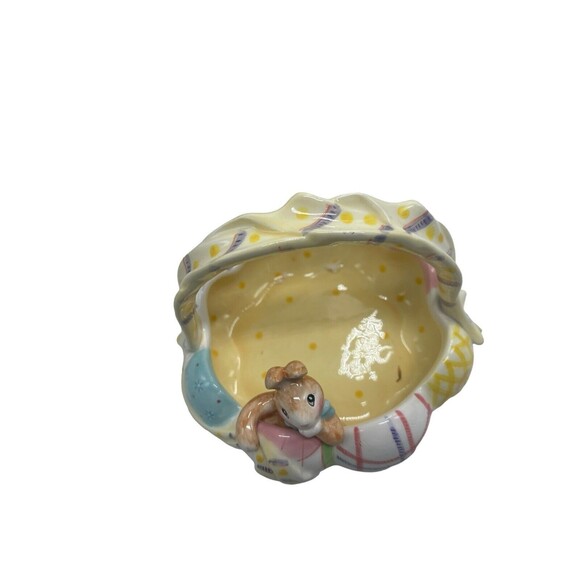 Fitz & Floyd Easter Basket w/ Bunny & Colored Eggs "A GOOD EGG" Essentials Bowl - Picture 3 of 16